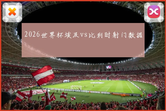 2026世界杯埃及vs比利时射门数据